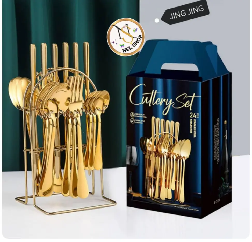 Set of spoons and fox 