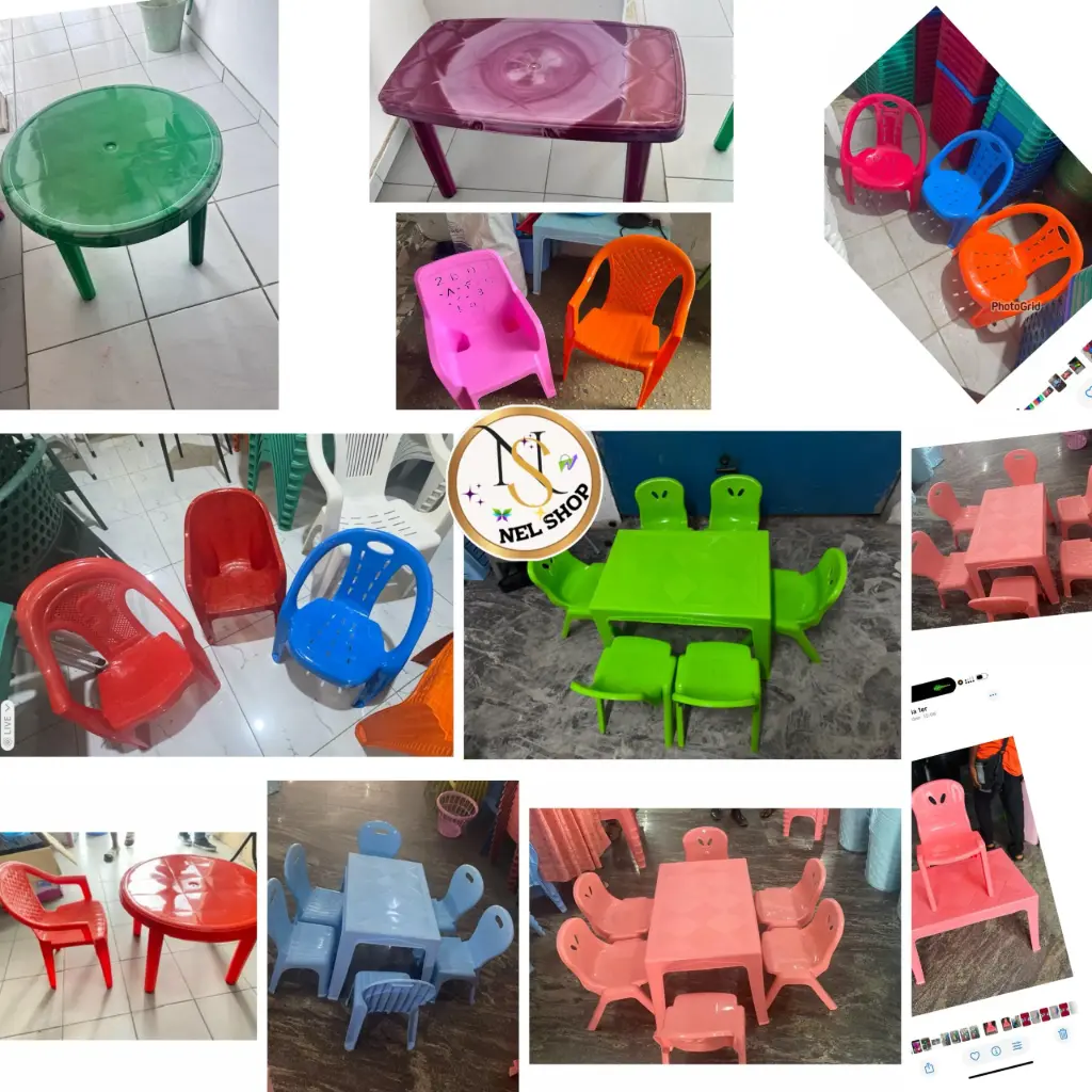 Children chairs and tables 
